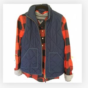 Tommy Hilfiger Paid Flannel Partial Button Up